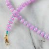 Gemstone Juice Necklace with Dyed Jade Beads