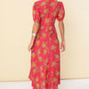 Poppy dress coral