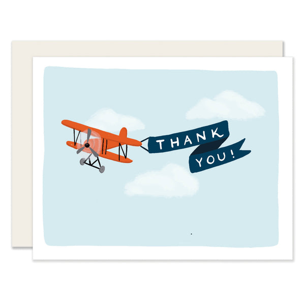 Airplane Thank You Card