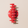 Medium Hair Claw Clip - Red