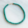 Moxie Candy Bead Turquoise Necklace