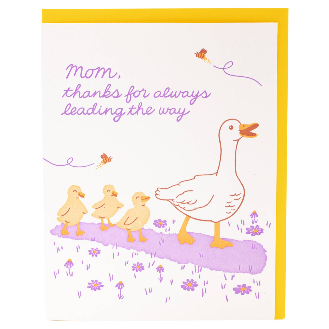 Fluffy Ducklings Mother's Day Card
