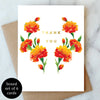 Marigold Thank You Greeting Card - Box Set of 6