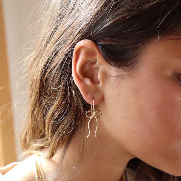 Coquette Bow Earrings – Salt & Grove