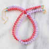 Gemstone Juice Necklace with Dyed Jade Beads