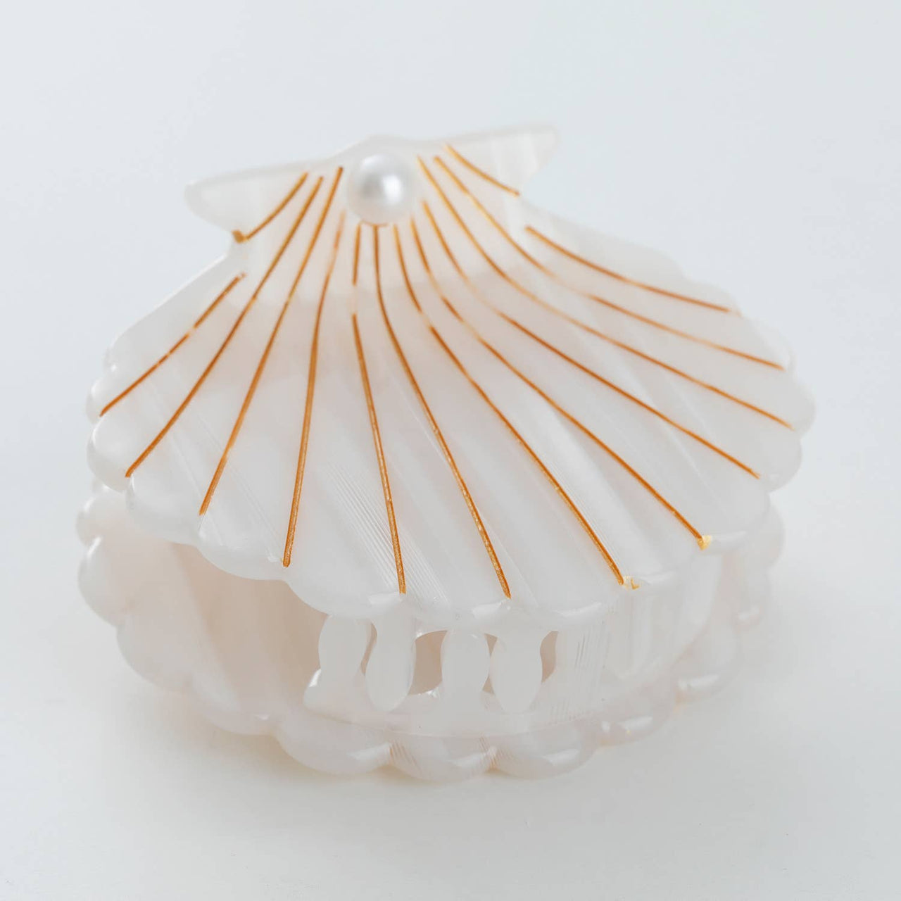 Opal Pearl Seashell Claw Clip