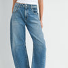 Barrel Jean With Seams