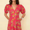 Poppy dress coral
