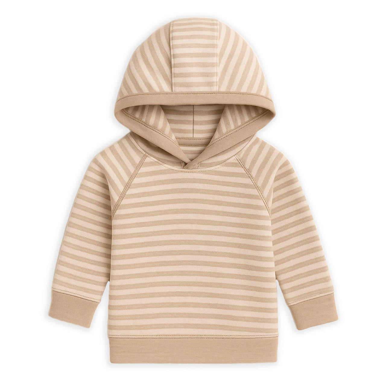 Madison Hooded Pullover - Clay Stripe
