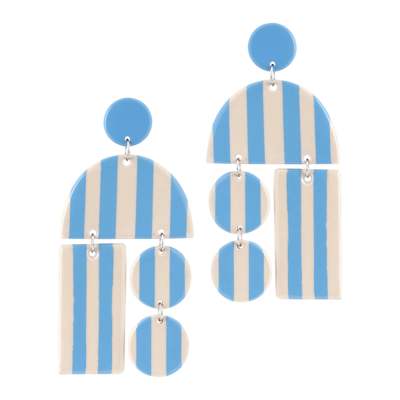 Blue Tide Mobile Earrings