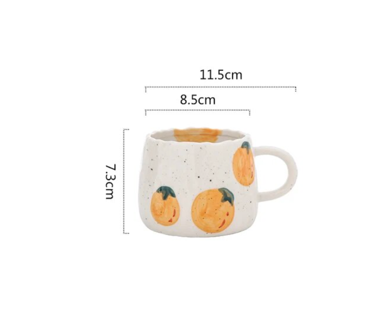 Ceramic Fruit Printed Mugs