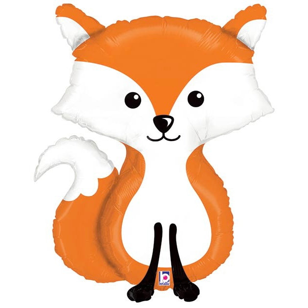 Woodland Fox Mylar Balloon