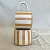 Cream Striped Mug