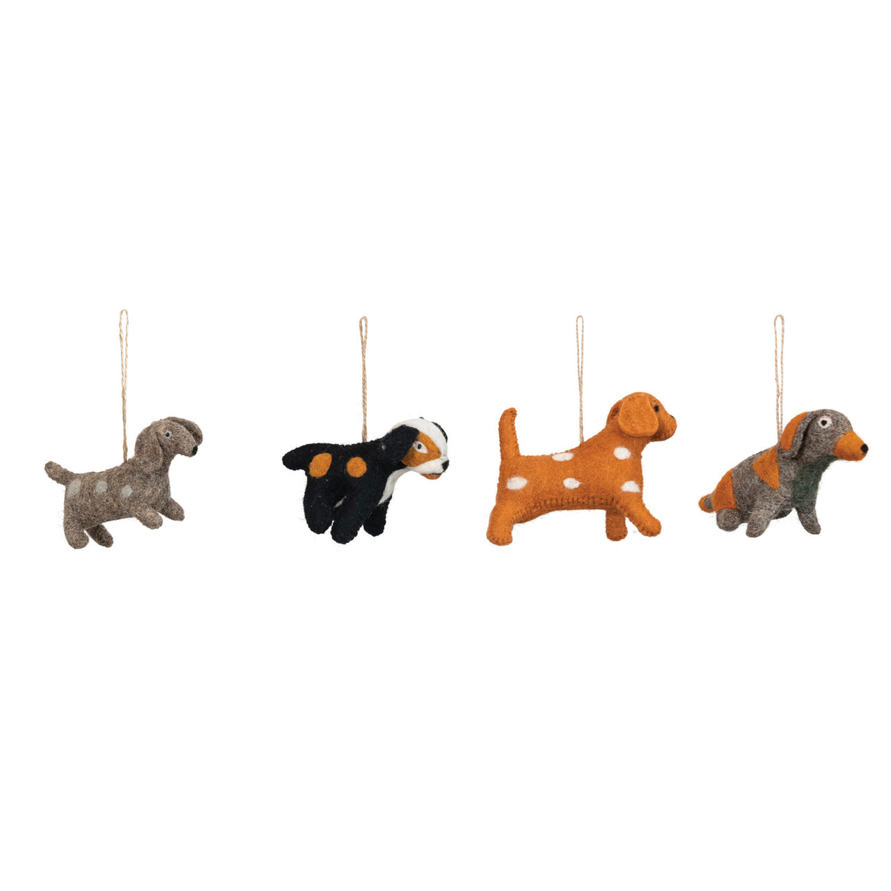 Wool Felt Dog Ornament
