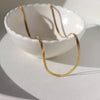 Luxe Herringbone Chain Necklace