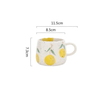 Ceramic Fruit Printed Mugs