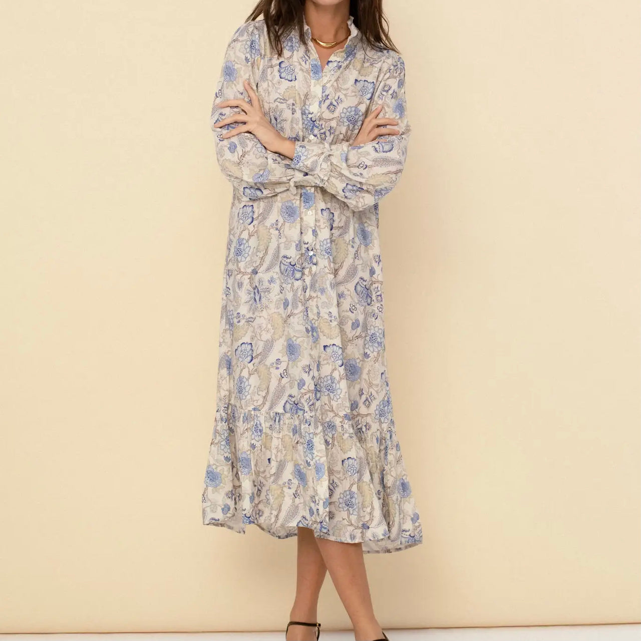Juana dress blue