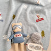 Cotton Baby Blanket - Ski