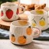 Ceramic Fruit Printed Mugs