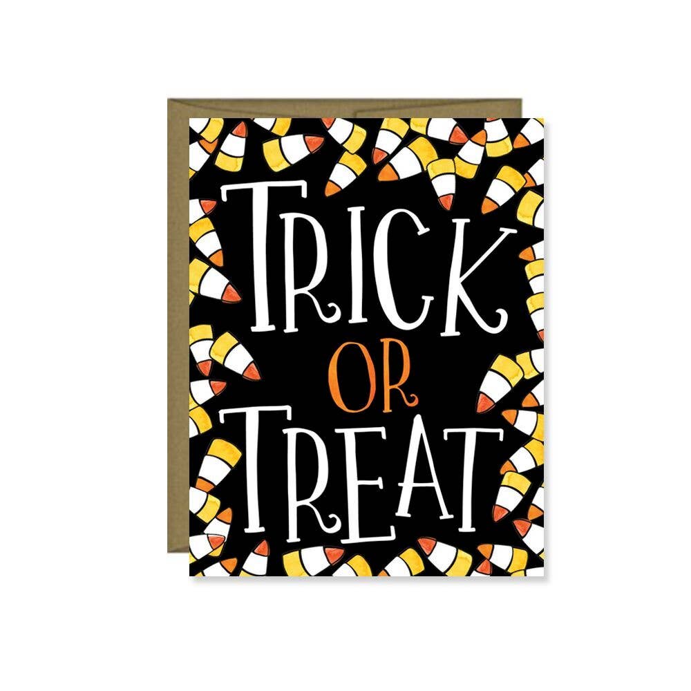 Trick Or Treat Happy Halloween Card