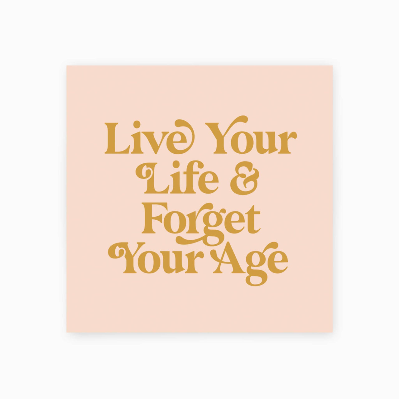 Double-sided Match Box- Life Your Life Birthday Match