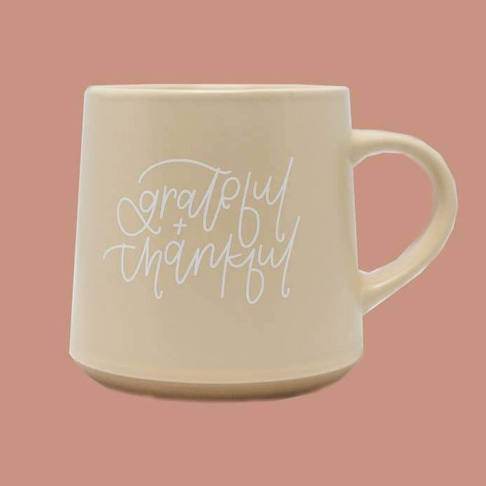 Grateful & Thankful Mug