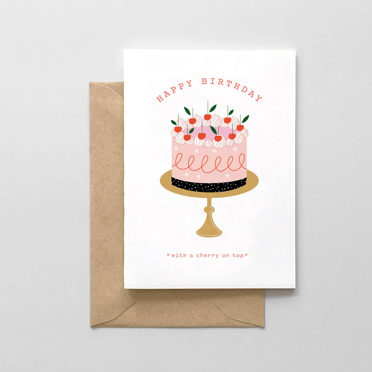 Happy Birthday *with a cherry on top* Card