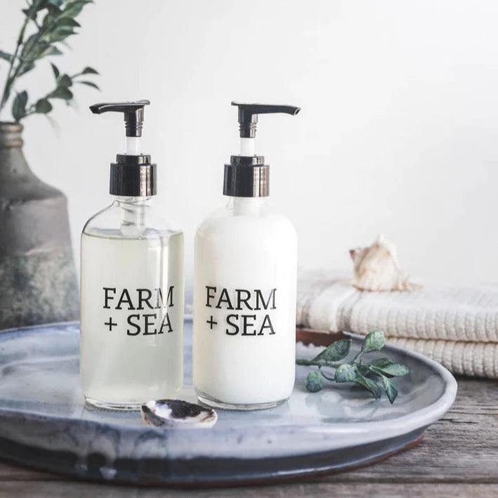 Farm + Sea Body Lotion- Glass Bottle