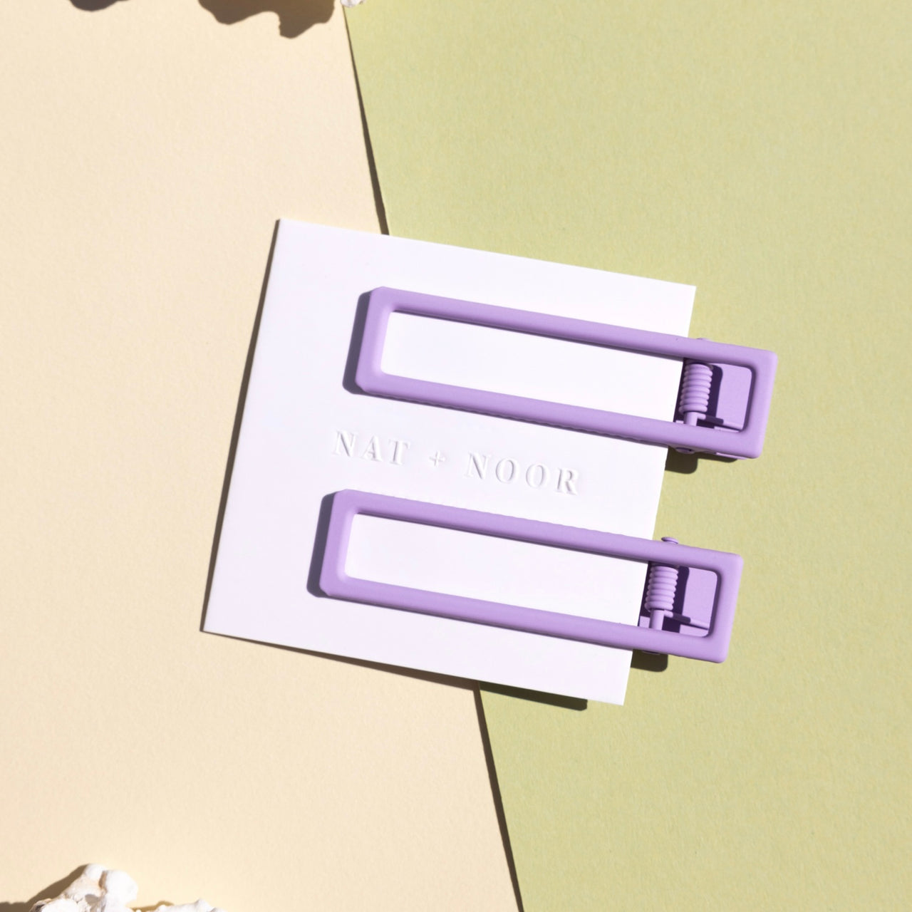 Lu Lu Hair Clips In Lilac