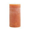 Unscented Pleated Pillar Candle- Acorn