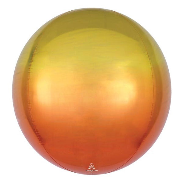Yellow Orange Ombré Orbz Balloon