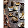 Stoneware Honey Jar with Wood Honey Dipper