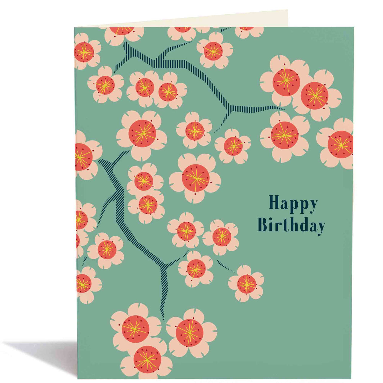 Cherry Blossoms Birthday Card