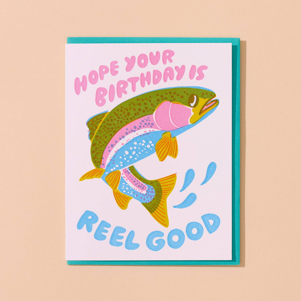 Letterpress Birthday Card—Reel Good