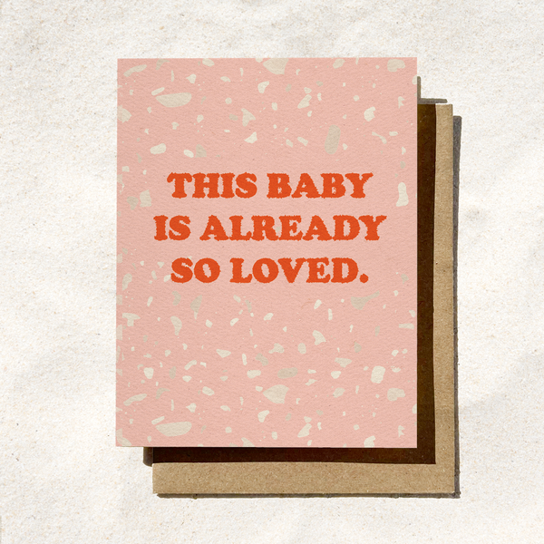 Baby So Loved Card
