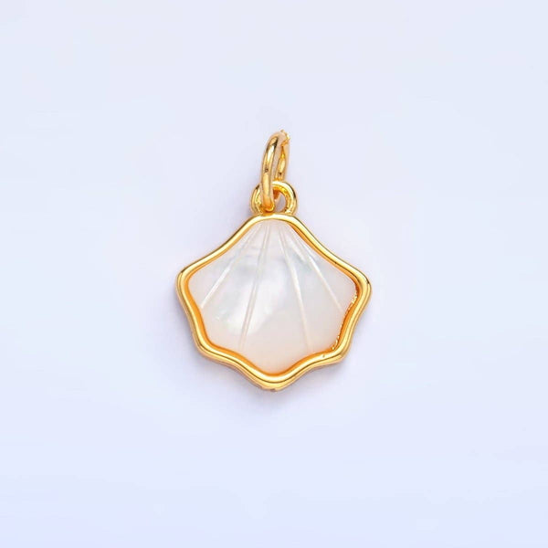 Scallop Seashell Charm