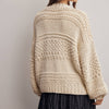 Handmade Chunky Knit Cardigan - Ivory