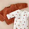 Classic Baby Cardigan - Cinnamon