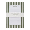 Striped Notepad
