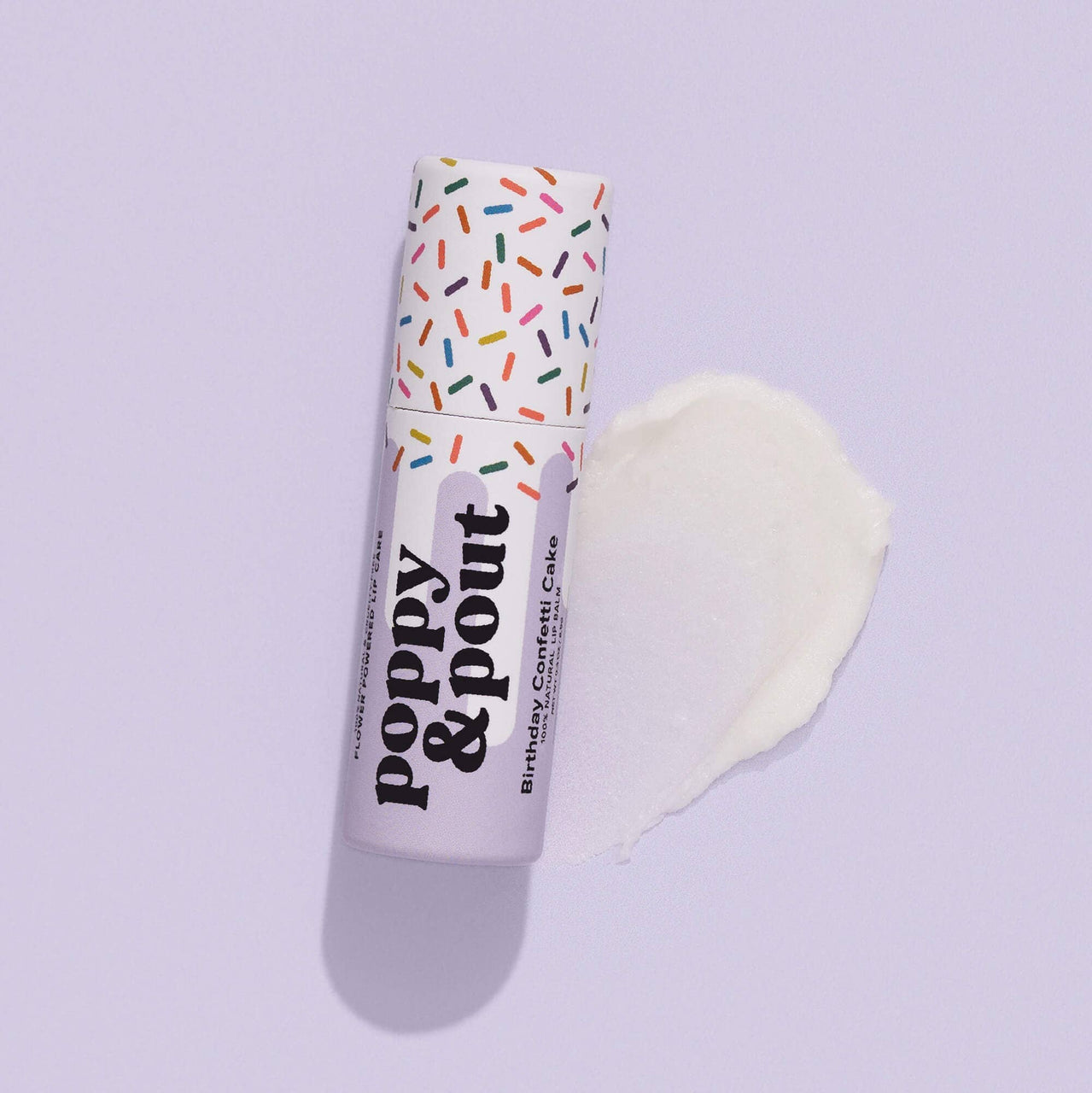 Lip Balm - Birthday Confetti Cake, Purple