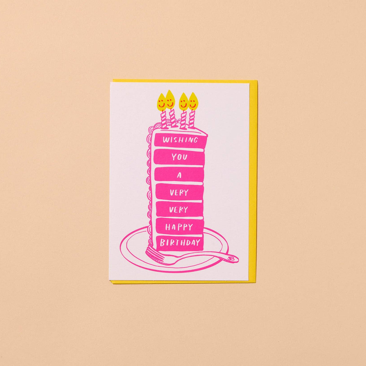Letterpress Birthday Card