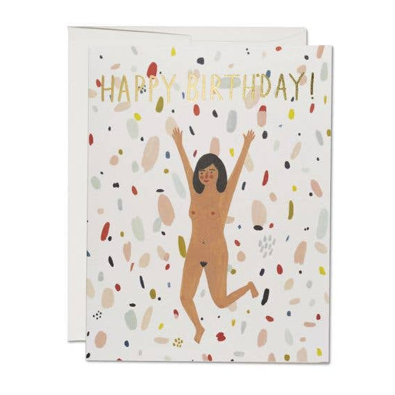 Birthday Suit Birthday Card