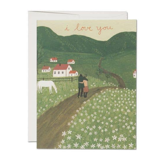 Along the Road Love Greeting Card