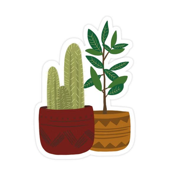 Potted Plants Vinyl Sticker