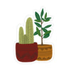 Potted Plants Vinyl Sticker