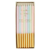 Meri Meri x Laduree Paris Gold Dipped Candles