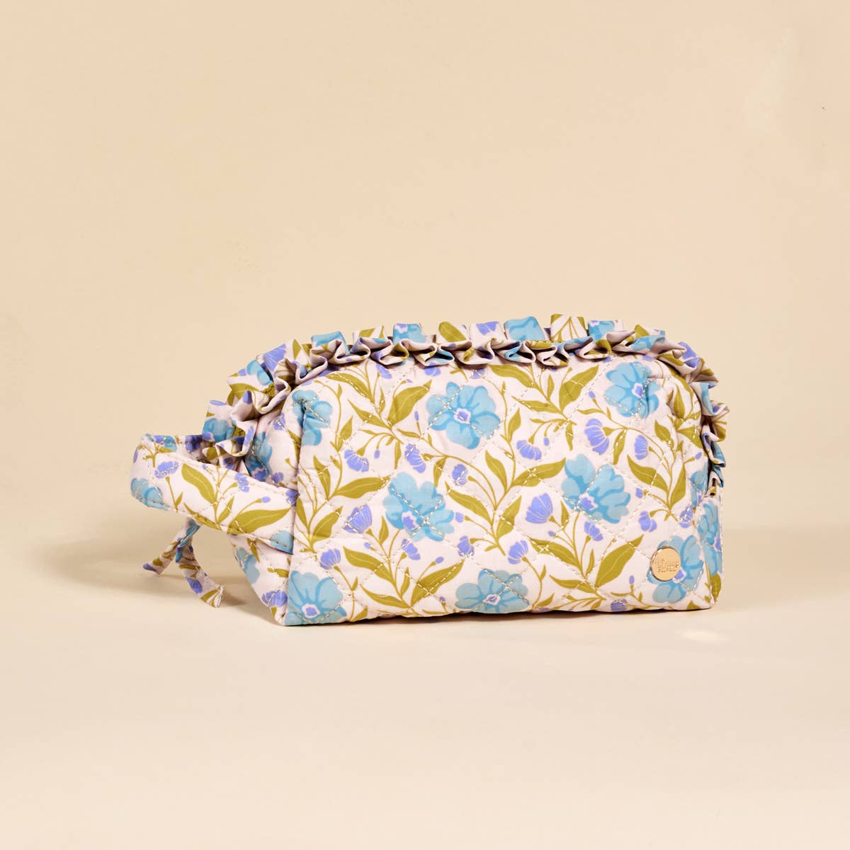 Essentials Quilted Cosmetic Pouch