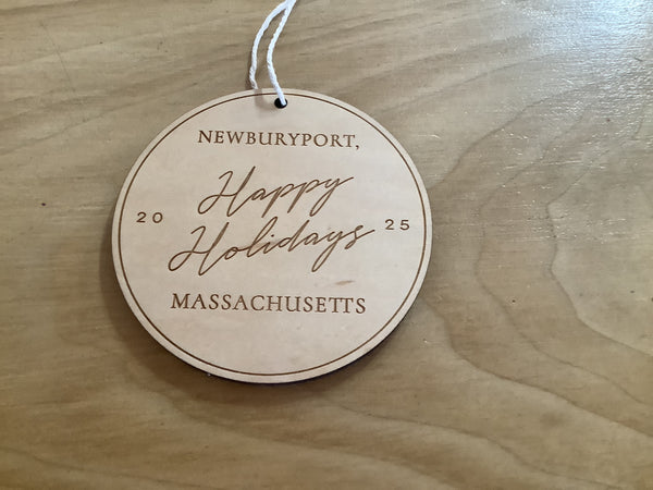 Happy Holidays From Newburyport Ornament