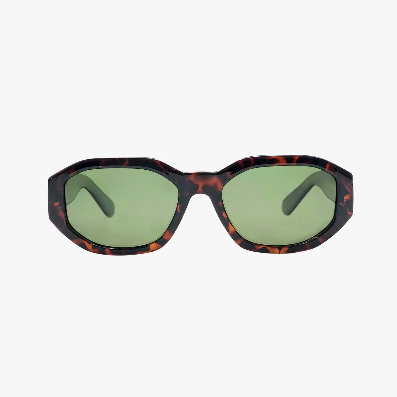 Bea Espresso Polarized Geometric Sunglasses