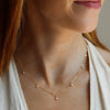 Delicate Pearl Necklace 14" - 14k Gold Fill